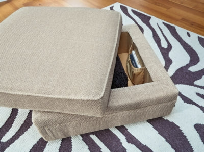 Calnita Ottoman With Storage - Discount Furniture World (Burlington,NC)