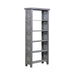 Liberty Furniture Trellis Lane Accent Bookcase in Grey EST SHIP TIME APPX 4 WEEKS image