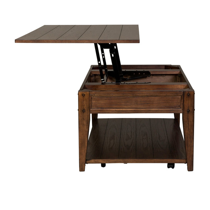 Lake House Lift Top Cocktail Table - Discount Furniture World (Burlington,NC)