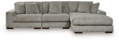 Lindyn Sectional with Chaise - Discount Furniture World (Burlington,NC)