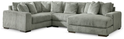 Lindyn Sectional with Chaise - Discount Furniture World (Burlington,NC)
