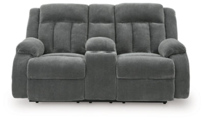 Observation Power Reclining Loveseat with Console - Discount Furniture World (Burlington,NC)