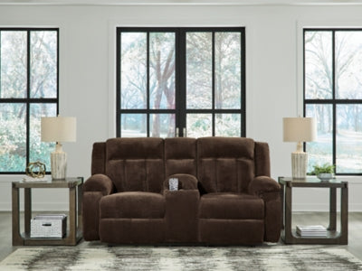 Observation Power Reclining Loveseat with Console - Discount Furniture World (Burlington,NC)