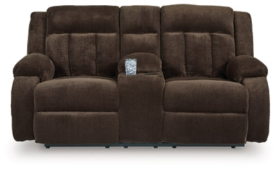 Observation Power Reclining Loveseat with Console - Discount Furniture World (Burlington,NC)