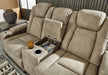 Next-Gen DuraPella Power Reclining Loveseat with Console - Discount Furniture World (Burlington,NC)