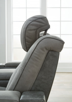 Next-Gen DuraPella Power Reclining Loveseat with Console - Discount Furniture World (Burlington,NC)