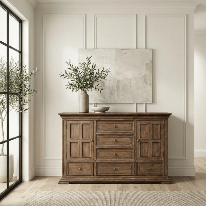 Big Valley 2 Door 6 Drawer Dresser image