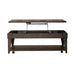 Arrowcreek Lift Top Cocktail Table in Weathered Stone - Discount Furniture World (Burlington,NC)