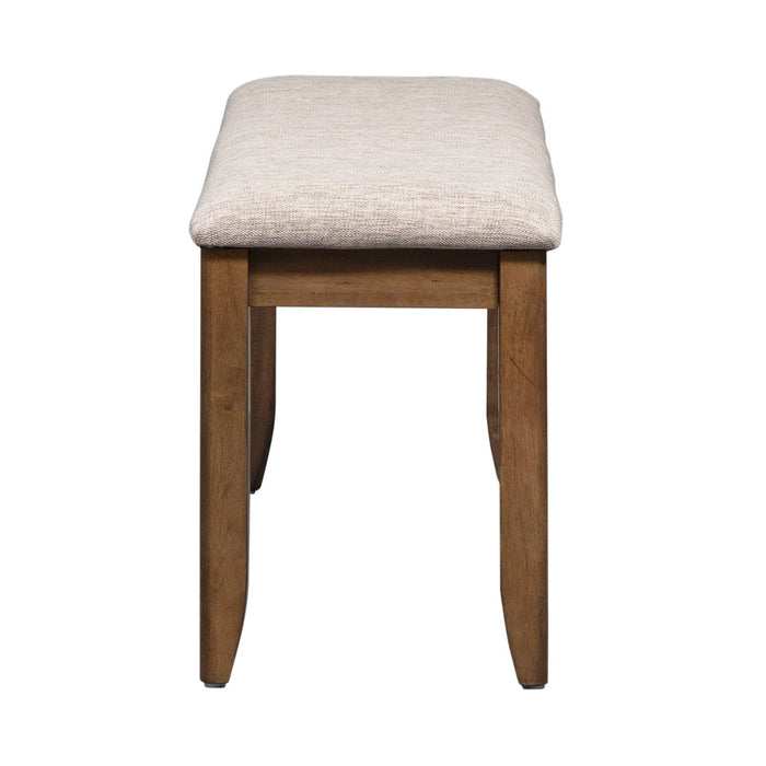 Santa Rosa II Upholstered Bench in Antique Honey - Discount Furniture World (Burlington,NC)