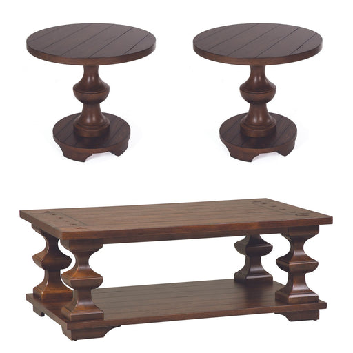 Sedona 3 Piece Set (1-Cocktail 2-End Tables) - Discount Furniture World (Burlington,NC)
