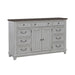 River Place 9 Drawer Dresser in Riverstone White and Tobacco - Discount Furniture World (Burlington,NC)
