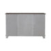 River Place 9 Drawer Dresser in Riverstone White and Tobacco - Discount Furniture World (Burlington,NC)