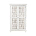 River Place Armoire in Riverstone White and Tobacco image