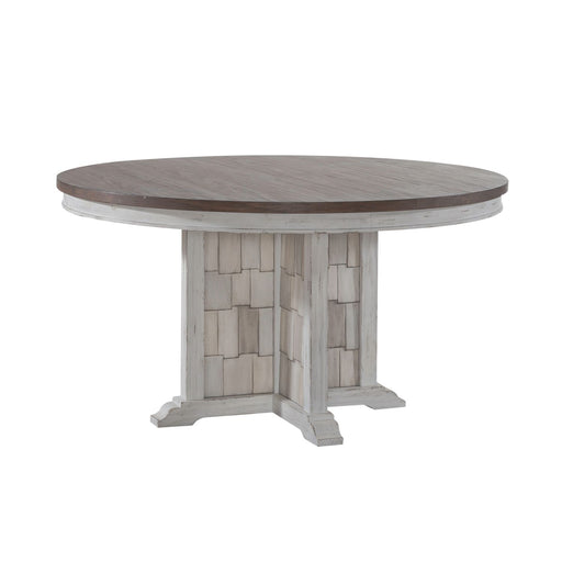 River Place Pedestal Table Set - Discount Furniture World (Burlington,NC)