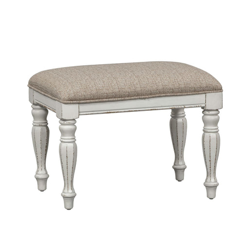Magnolia Manor Accent Bench in Antique White image