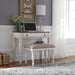 Magnolia Manor Accent Bench in Antique White - Discount Furniture World (Burlington,NC)