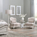 Magnolia Manor Upholstered Accent Chair in Antique White - Discount Furniture World (Burlington,NC)