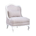 Magnolia Manor Upholstered Accent Chair in Antique White - Discount Furniture World (Burlington,NC)