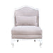 Magnolia Manor Upholstered Accent Chair in Antique White - Discount Furniture World (Burlington,NC)