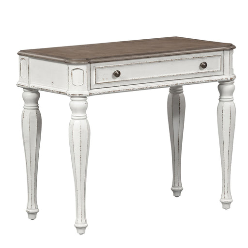 Magnolia Manor Accent Vanity Desk in Antique White - Discount Furniture World (Burlington,NC)