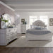Magnolia Manor King California Upholstered Bed, Dresser & Mirror, Chest image