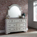 Magnolia Manor King California Panel Bed, Dresser & Mirror image