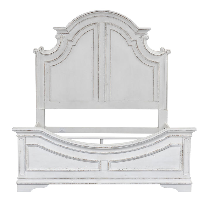 Magnolia Manor King California Panel Bed, Dresser & Mirror, Chest, Night Stand