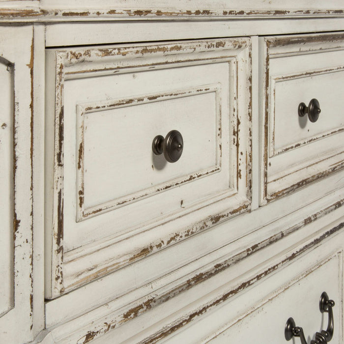 Magnolia Manor Dresser & Mirror - Discount Furniture World (Burlington,NC)