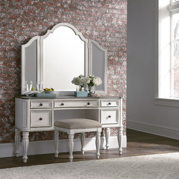 Liberty Magnolia Manor 3 Piece Vanity Set in Antique White 244-BR-VN