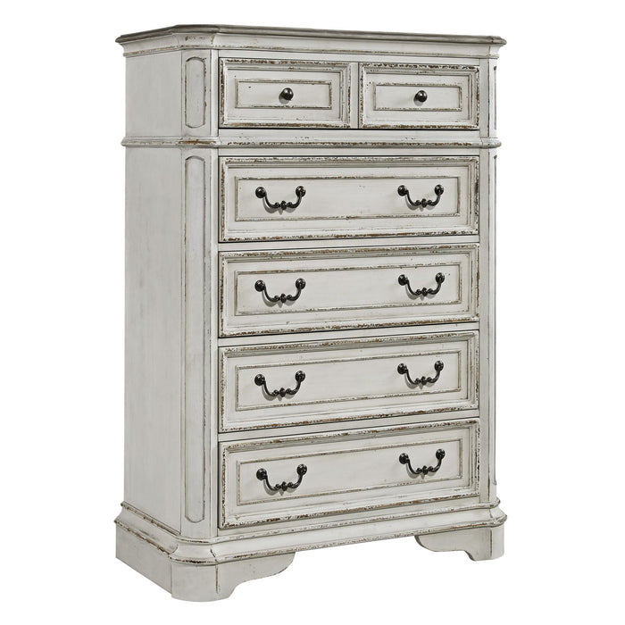 Magnolia Manor 5 Drawer Chest - Discount Furniture World (Burlington,NC)