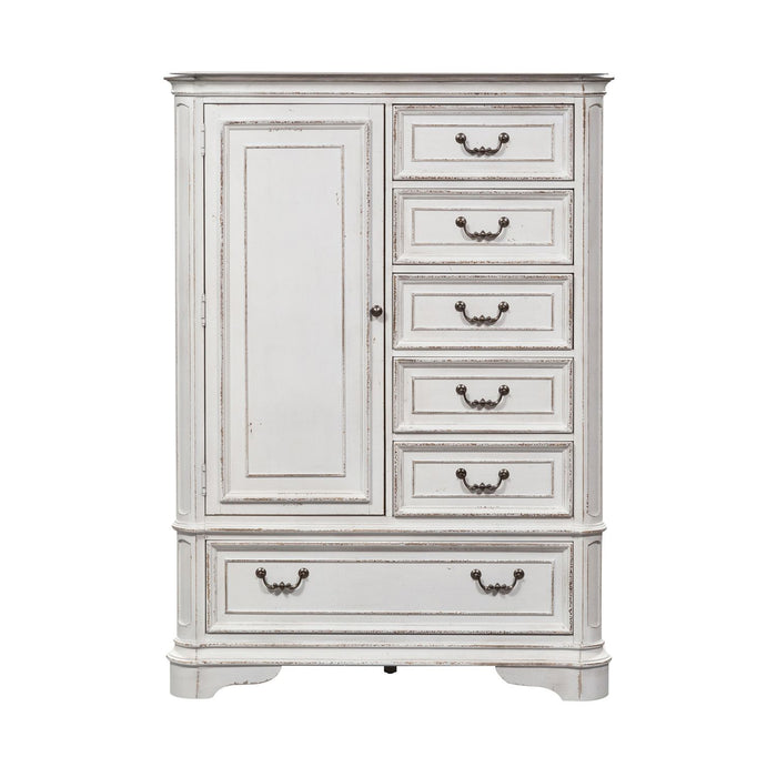 Magnolia Master Chest Manor in Antique White - Discount Furniture World (Burlington,NC)