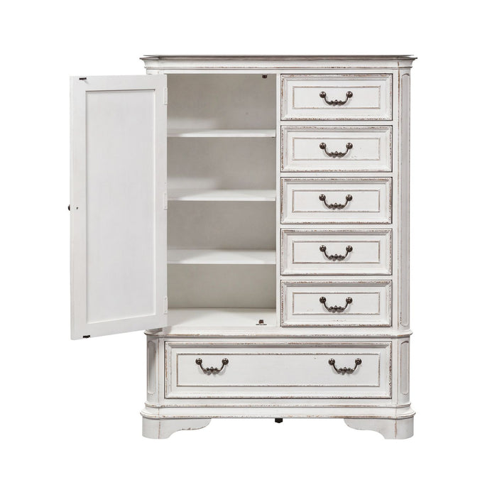 Magnolia Master Chest Manor in Antique White - Discount Furniture World (Burlington,NC)
