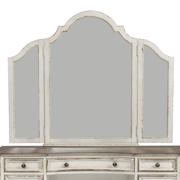 Magnolia Manor Vanity Mirror in Antique White - Discount Furniture World (Burlington,NC)