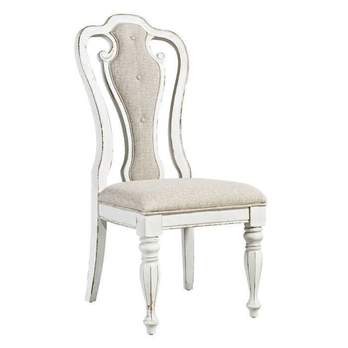Magnolia Manor Splat Back Uph Side Chair (RTA) - Discount Furniture World (Burlington,NC)