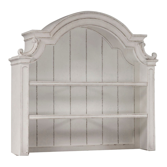 Magnolia Manor Hutch in Antique White - Discount Furniture World (Burlington,NC)