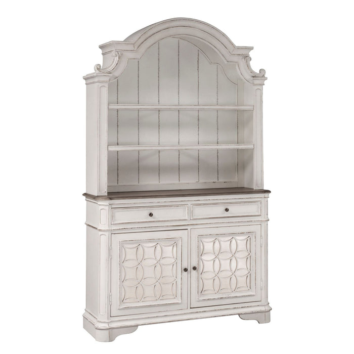 Magnolia Manor Hutch & Buffet - Discount Furniture World (Burlington,NC)