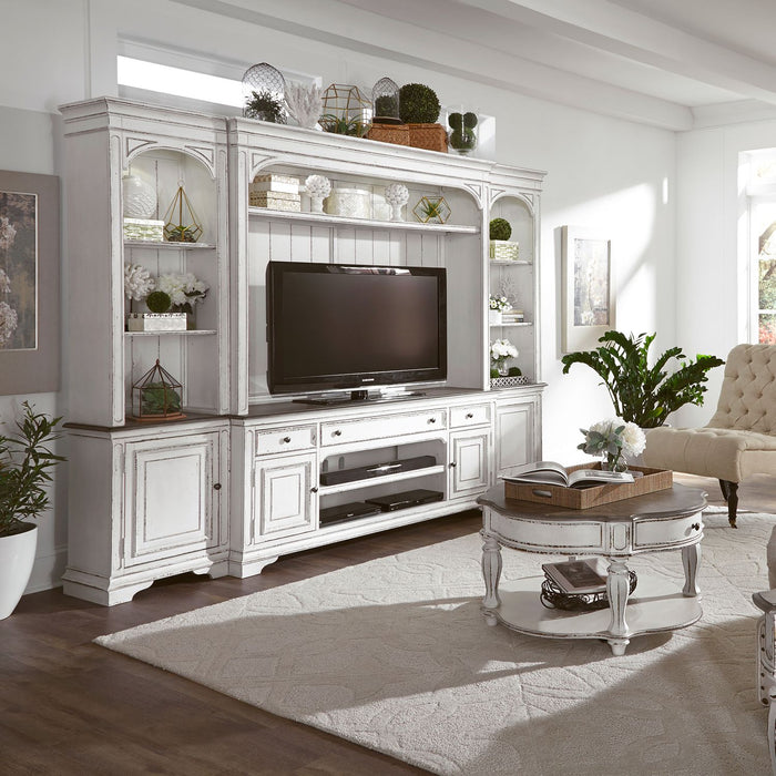 Magnolia Manor Entertainment Hutch - Discount Furniture World (Burlington,NC)