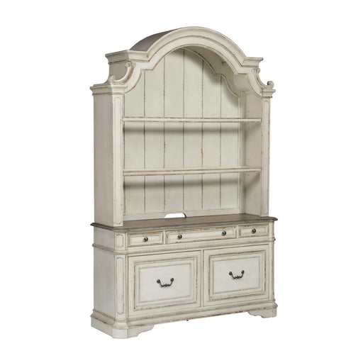 Magnolia Manor 3 Piece Desk & Hutch Set - Discount Furniture World (Burlington,NC)