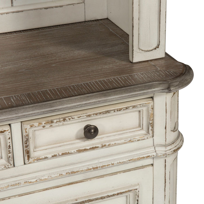 Magnolia Manor 3 Piece Desk & Hutch Set image