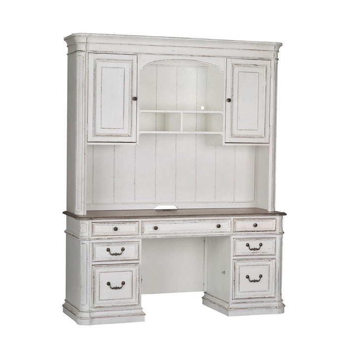 Magnolia Manor Credenza & Hutch