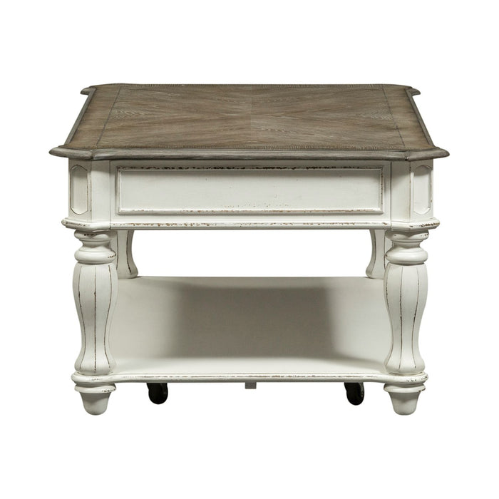 Magnolia Manor Lift Top Cocktail Table in Antique White image