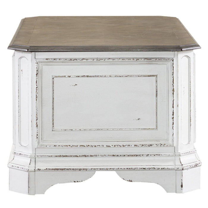 Magnolia Manor Storage Trunk in Antique White