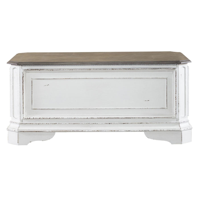 Magnolia Manor Storage Trunk in Antique White
