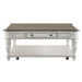 Magnolia Manor Oversized Square Cocktail Table - Discount Furniture World (Burlington,NC)