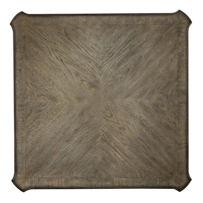 Magnolia Manor Oversized Square Cocktail Table - Discount Furniture World (Burlington,NC)