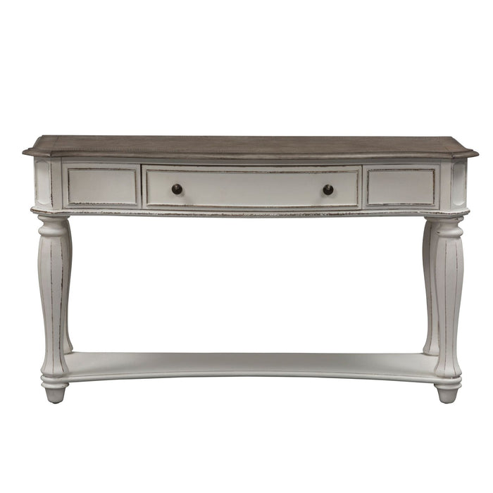 Magnolia Manor Sofa Table in Antique White - Discount Furniture World (Burlington,NC)