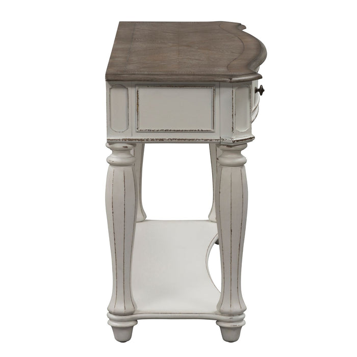 Magnolia Manor Sofa Table in Antique White - Discount Furniture World (Burlington,NC)