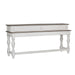 Magnolia Manor Console Bar Table in Antique White - Discount Furniture World (Burlington,NC)