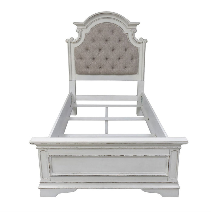 Liberty Magnolia Manor Full Upholstered Bed in Antique White