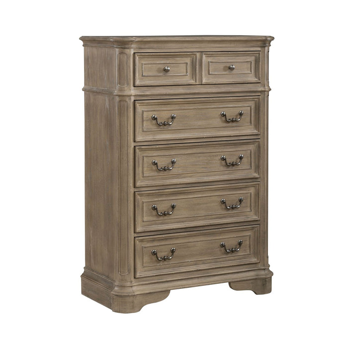 Magnolia Manor 5 Drawer Chest - Discount Furniture World (Burlington,NC)